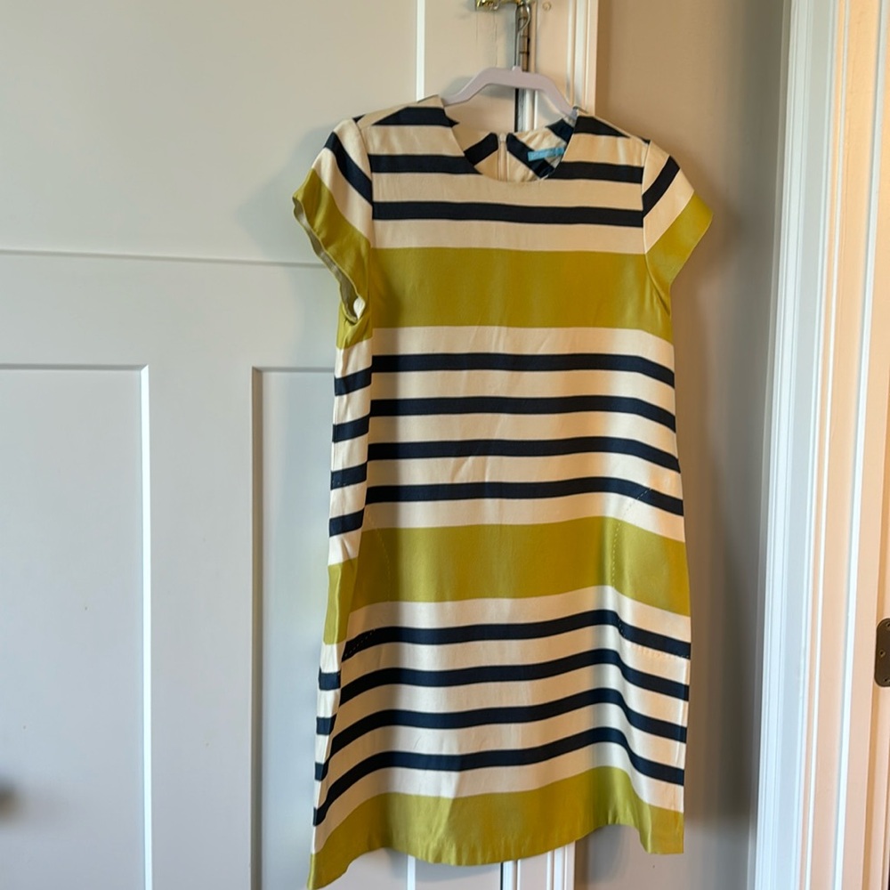 J. McLaughlin stripped dress.